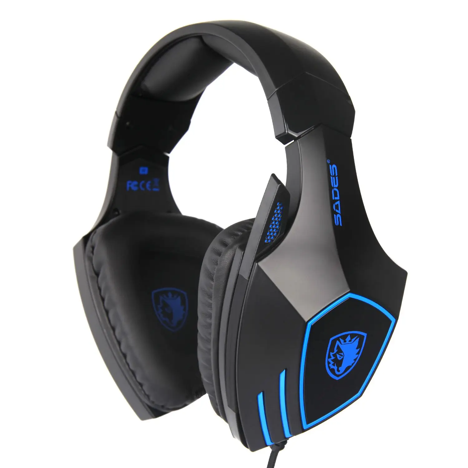 SADES SA819 игровая гарнитура с кабелем 3 5 мм PC/XboxOne/PS4 наушники микрофоном регулятор