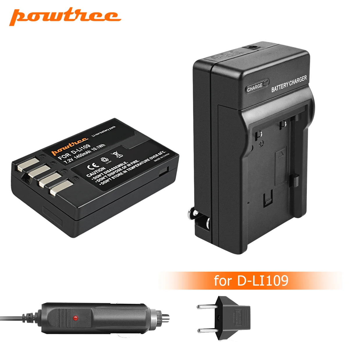 Powtree D Li109 DLi109 аккумулятор + зарядное устройство для Pentax K 70 K70 50 K50 30 K30 S1 KS1 S2 KS2 r Kr