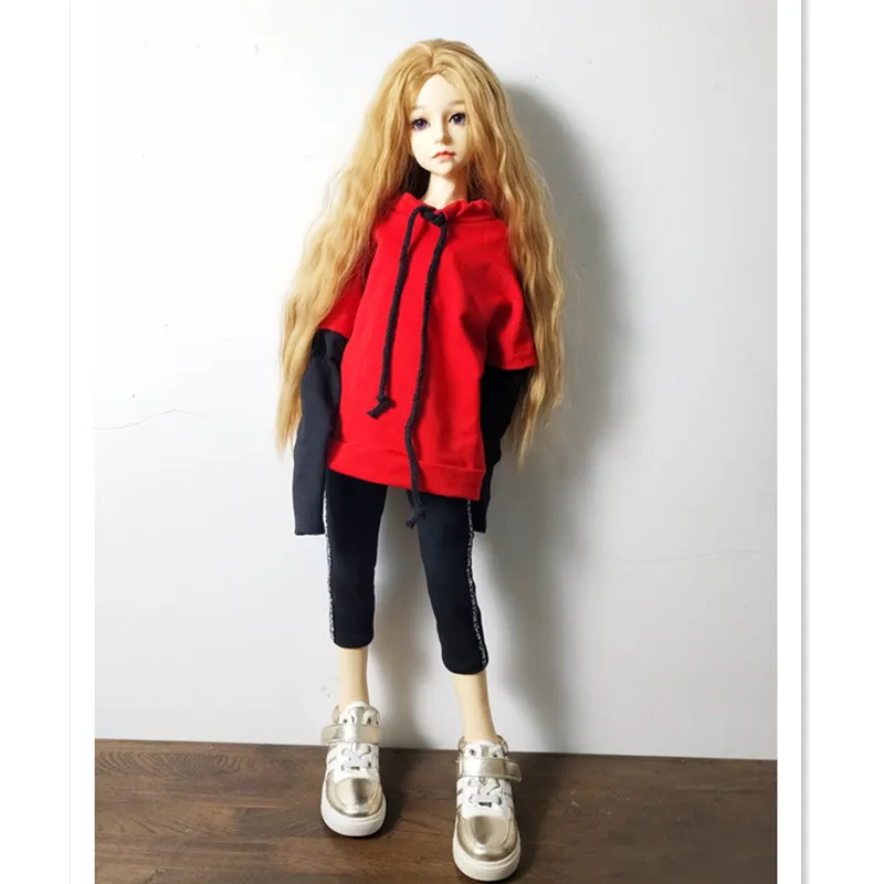 1/6 1/4 1/3 BJD SD Одежда для кукол свитшот модная блузка рубашка черные брюки куклы