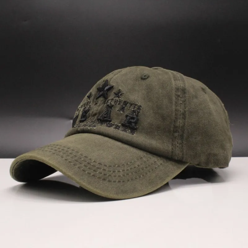 OZyc100 % хлопок мытый Casquette бейсболка s мужские шапки шляпа c вышивкой для отца женщин