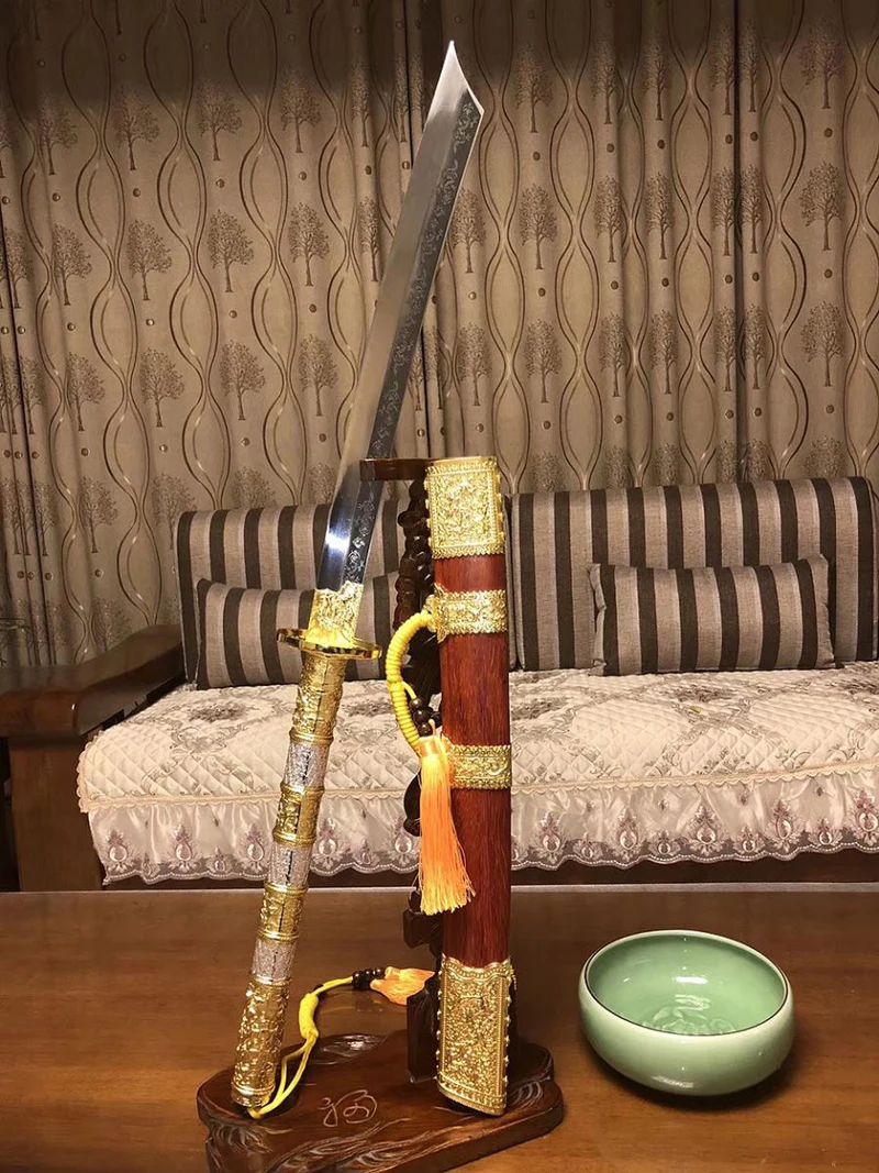 Популярные Sabre для Kangxi самурайский меч 1060 углеродистая сталь ручной