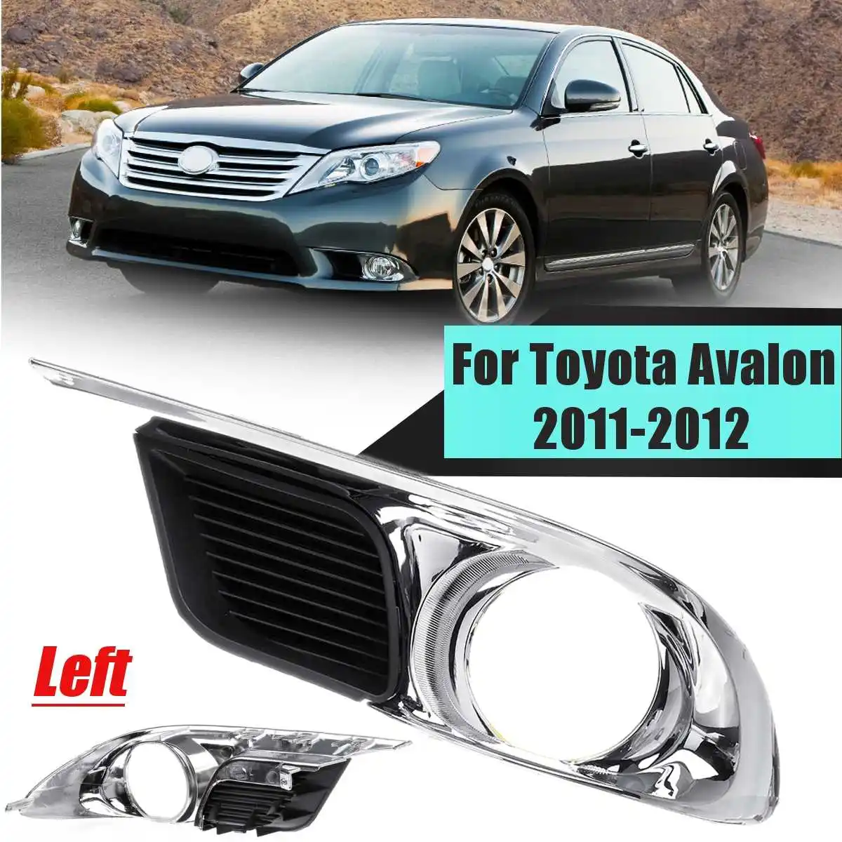 Пара передний бампер нижний противотуманный светильник рамка крышка для Toyota Avalon
