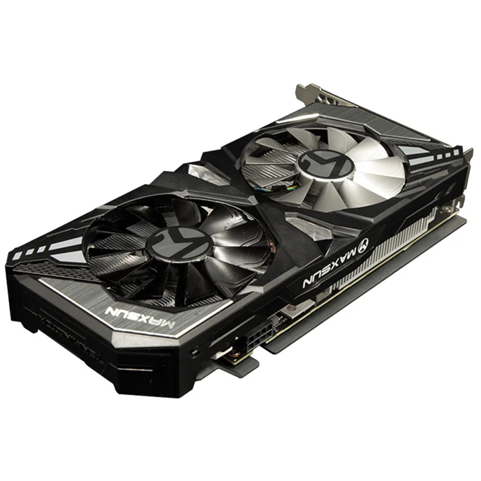 MAXSUN GeForce RTX 2060 Многофункциональные графические карты с плавным и прочным исполнением, емкостью памяти видео 6 ГБ, 1920 ядрами CUDA, X16 PCI включено.