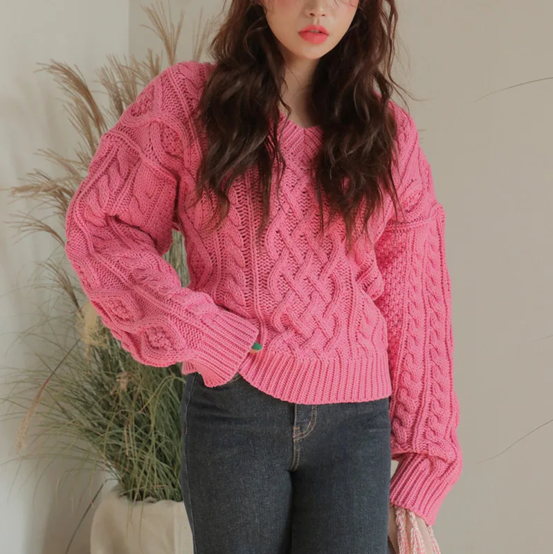 SHENGPALAE 2019 New Korean Fashion Spring Tops White V Collar Long Sleeve Personality Backless Hollow Out Women Sweater FI954 | Женская