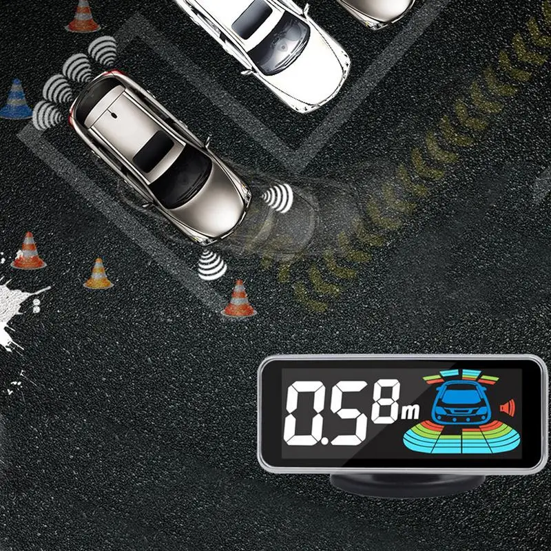 Автомобильный парктроник датчик парковки светодиодный цифровой дисплей
