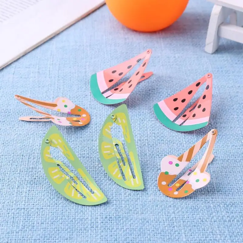 6 Pcs Baby Hair Accessories Lovely Cute Hairpins Cartoon Clip Kids Hairpin Party Girl Headbands | Детская одежда и обувь