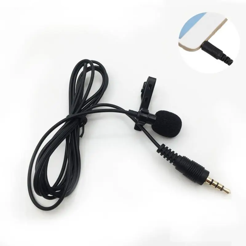 1 шт. 5 м Мини USB микрофон всенаправленная стерео с воротник клип для говоря
