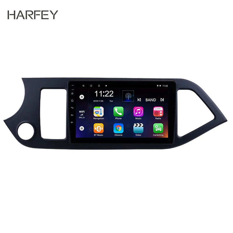 Harfey 2Din Android 8 1 9 &quotавтомобильное радио для 2011 2012 2013 2014 KIA PICANTO Morning GPS мультимедийный