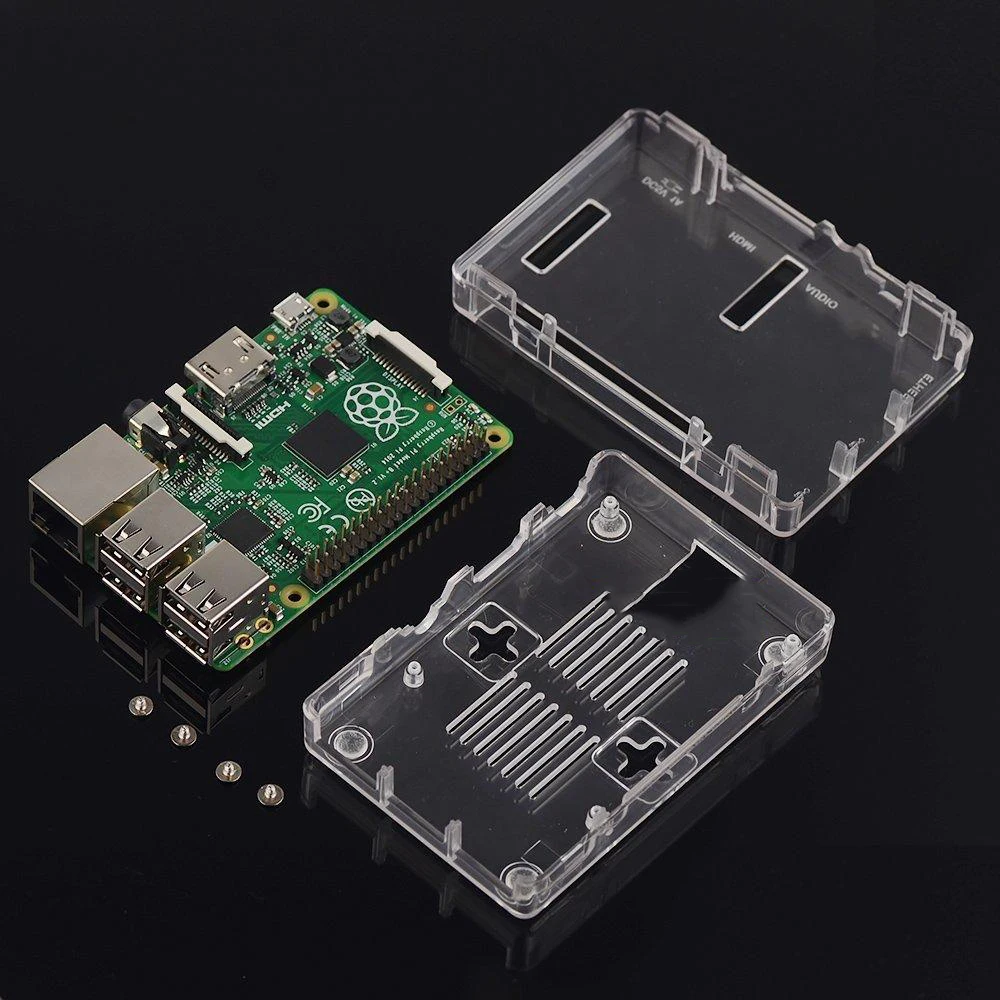 Защитный чехол Aokin для Raspberry Pi 3 2 и B + Mini ABS с винтами|Аксессуары демонстрационных