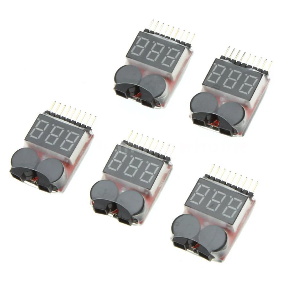 Горячая RM1569 5X 1 8S индикатор RC Lipo батарея тестер низкого напряжения Звуковой