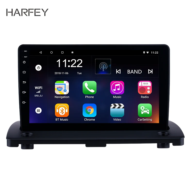 Музыкальный мультимедийный плеер Harfey Bluetooth Android 10 0 GPS навигация для Volvo XC90 2004 2014 2DIN