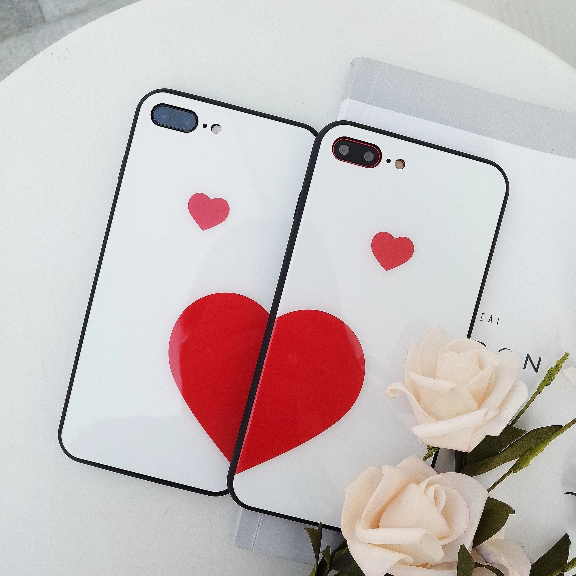 Бренд любителей мультфильмов пары телефонные чехлы для iphone XR XS Max чехол Глянцевая