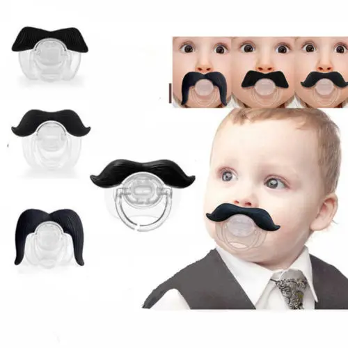 Забавные зубные усы детские соски для младенцев Ортодонтические пустышки