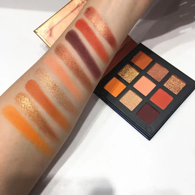Beauty Glazed палитра теней для век 9 цветов макияжа мерцающие пигментированные тени