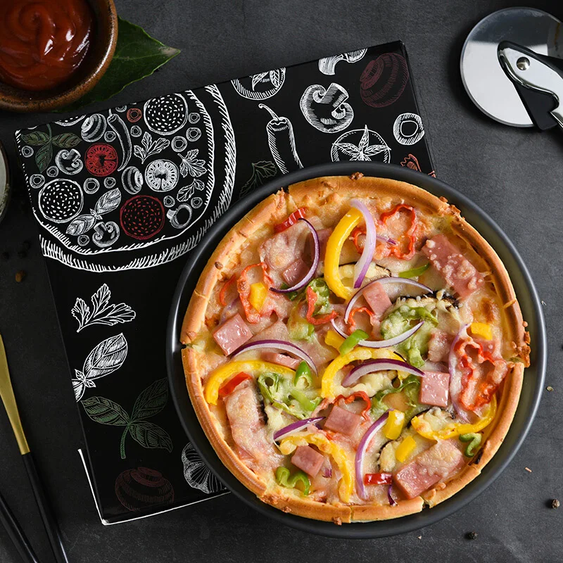 Bakerdream 6 дюймов коробки для пиццы на вынос фаст фуд коробка торт Ланч бокс посылка