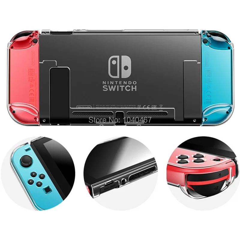 Прозрачный прозрачный защитный чехол для Nintendo Switch Ультратонкий из поликарбоната