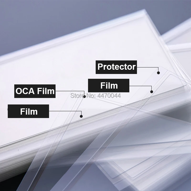 

50pcs/Lot 250um OCA Optical Clear Adhesive for Huawei Mate 20 Pro 20 Lite OCA Glue Touch Glass Lens Film with Easy Tear Sticker