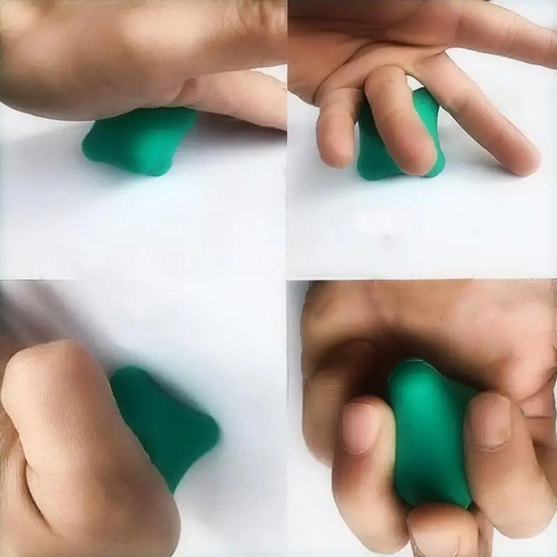 Силиконовый шестигранный мяч для восстановления мышц ладони Высокоэластичный