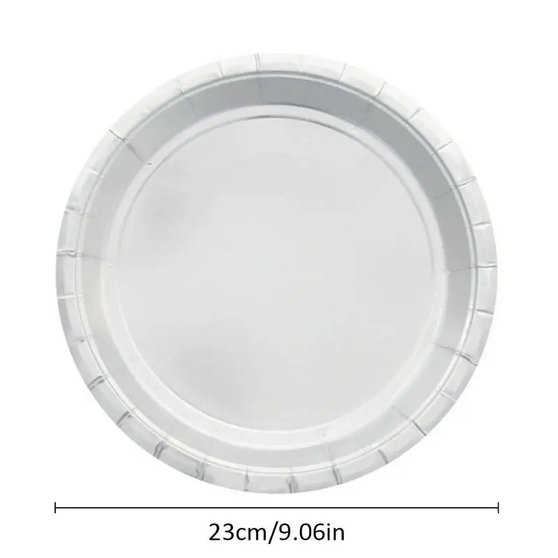 Одноразовый бумажный праздничный поднос диск блюдце набор столовых приборов