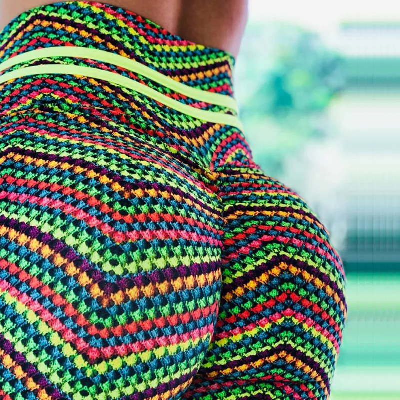 Fitness Printed High Waist Yoga Pants Tights Running Leggings Sports Gym Women Tights Yoga Legging Quick Dry Breathable Trousers