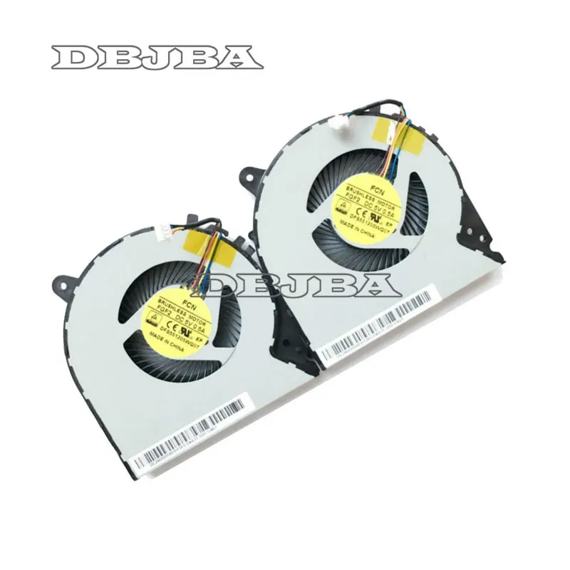 Новый вентилятор twins для Lenovo Ideapad Y700 15ISK 15ACZ CPU + GPU P/N: MF75100V1 C010 S9A вентиляторы