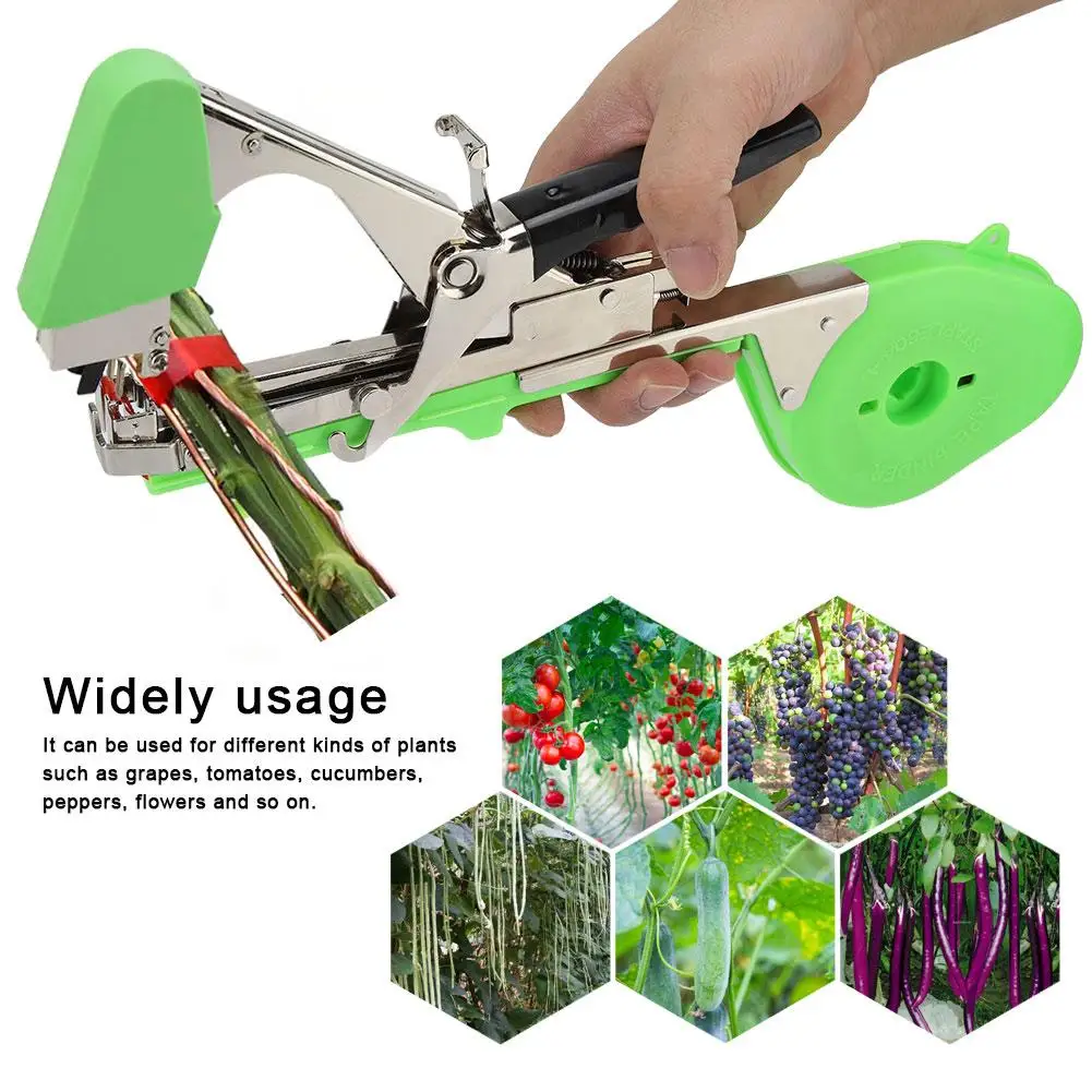 

New Portable Plant Hand Tying Tape tool Tapener Garden Tapetool Machine Plant Vegetable Hand Tying Binding Machine Tape Tool