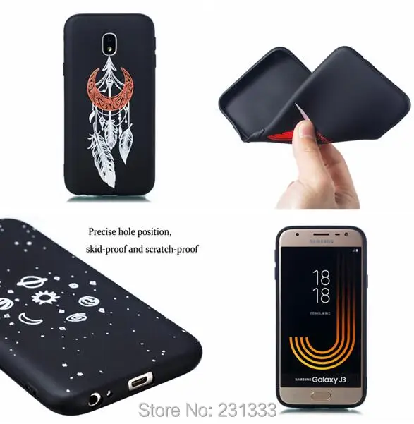 C ku для Samsung Galaxy J3 2017 EU J5 J7 A6 A9 A8 PLUS 2018 A7 астронавты Мягкий ТПУ чехол с перьями собака