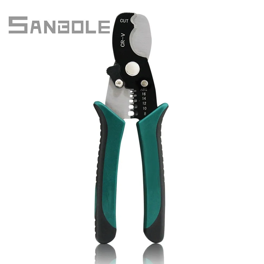 8 inch Stripping pliers Hardware tools multi-function Cable stripping Electrical stripper Manual Croppers Snips Clippers | Инструменты