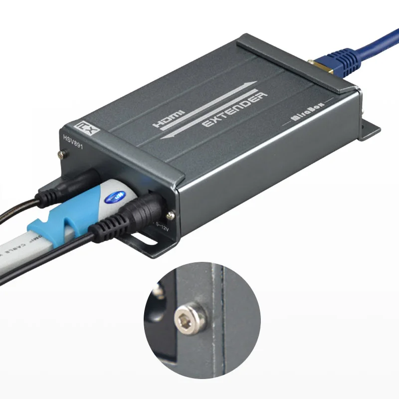 TTKK до 150 м/492Ft HDMI расширитель ИК Аудио экстрактор через Rj45 Cat5 Cat6 ЕС разъем|Кабели