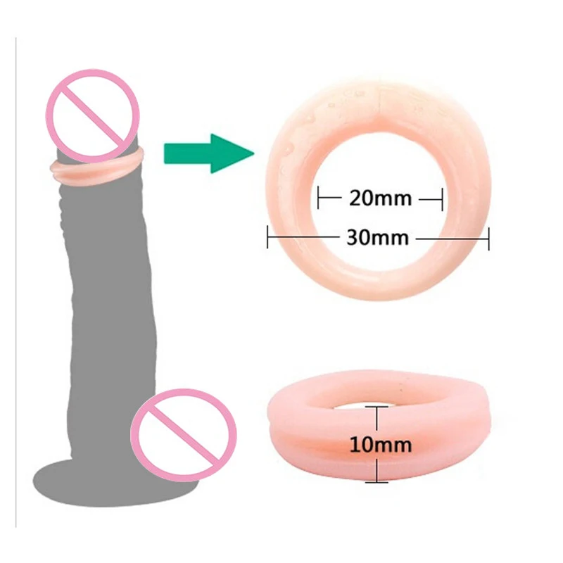 2 шт./компл. кольца на пенис для мужчин секс игрушки взрослых силиконовые гибкие