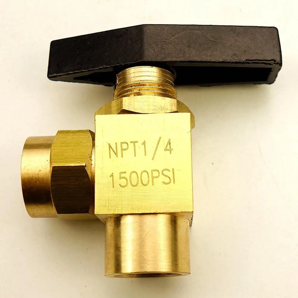 1/8 &quot1/4&quot NPT Staight/Angle латунный шаровой клапан 1500 PSI сантехника пропановый