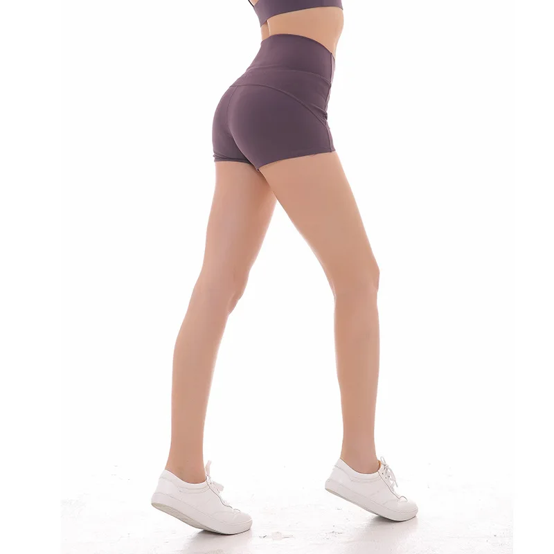 

2018 Eshtanga Women Sports Shorts Yoga High Rise Shorts Running Short Quick Dry Exercise Workout Stretch Training Shorts