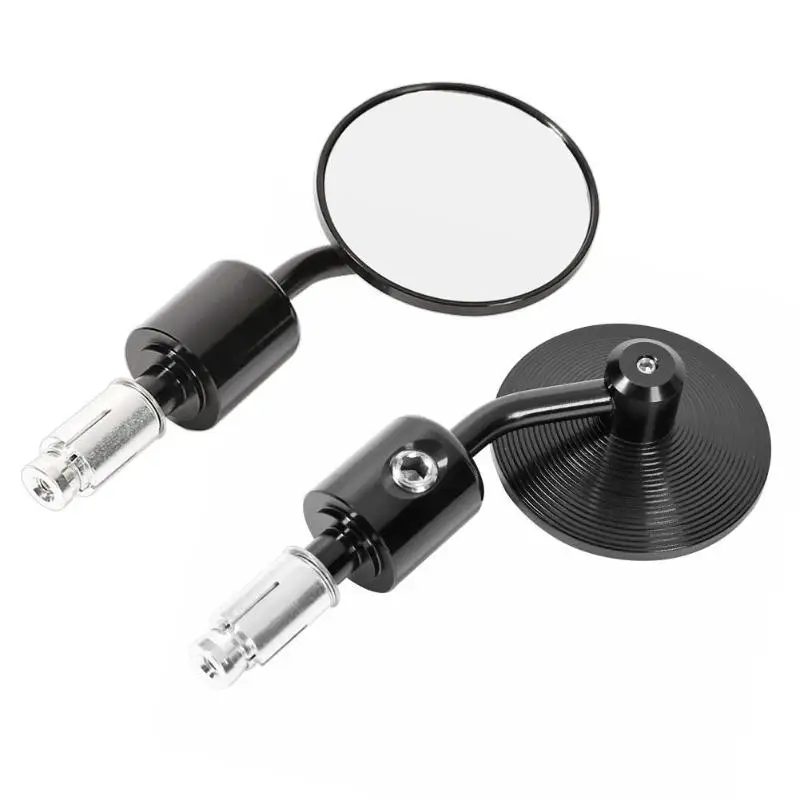 1 пара зеркал заднего вида мотоцикла 22 мм боковые зеркала на руль|Боковые и