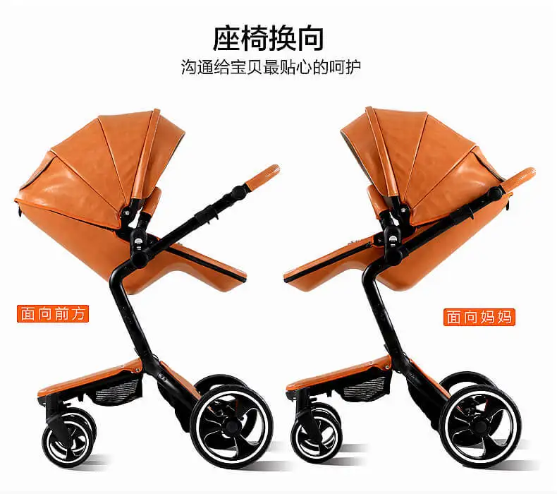 

FOOFOO Baby Cart High landscape stroller Baby Cart Bidirectional Sitting Folding Light Fourwhee travel stroller