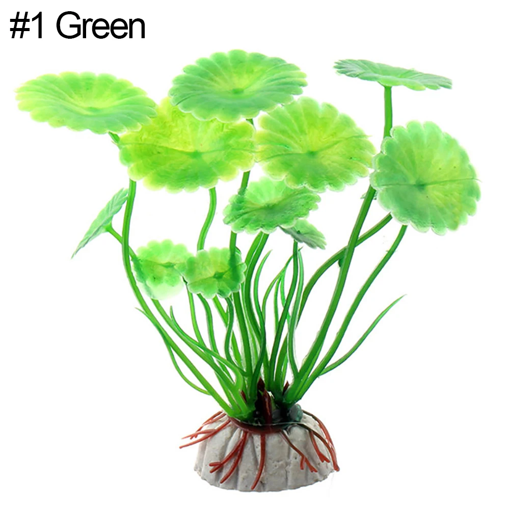Artificial Grass Plastic Water Plant Decoration Ornament for Aquarium Fish Tank Plants | Дом и сад