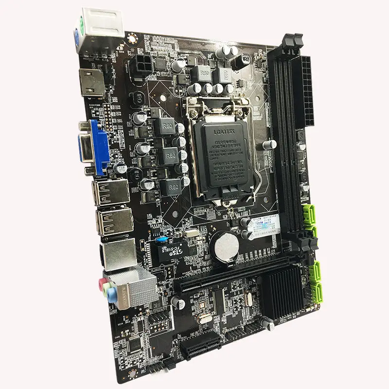 Материнская плата H55 LGA1156 DDR3 16 ГБ Dual Sata 2 0 4xUSB PCI Express материнская поддержка