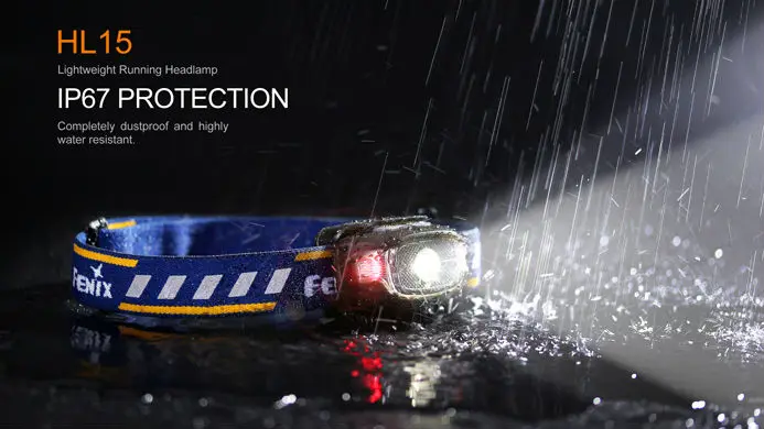 Новинка 2016 головной фонарик Fenix HL15 Cree XP-G2 R5 с двумя фарами AAA(Ni-MH/щелочные) дорожные