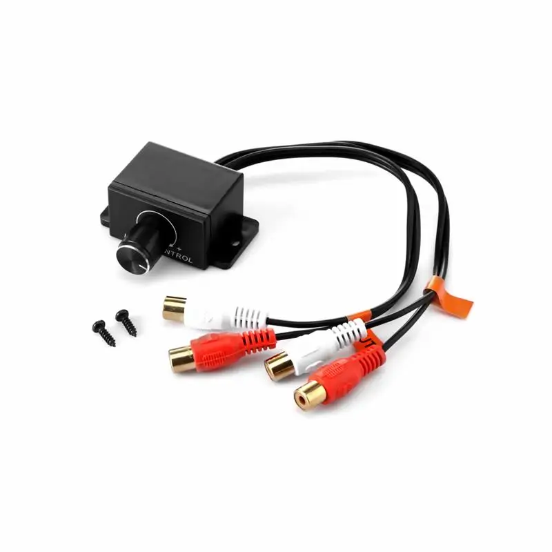 Автомобильный низкий коэффициент усиления аудио RCA Кнопка регулировки громкости