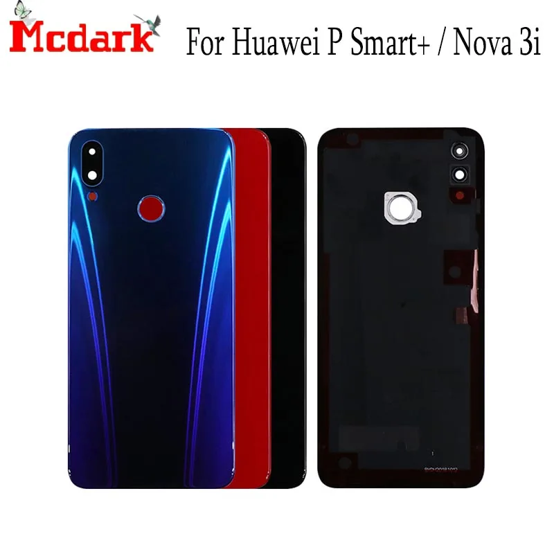 Новый чехол для аккумулятора Huawei P Smart + /P Plus /Nova 3i сменная задняя крышка с кнопкой