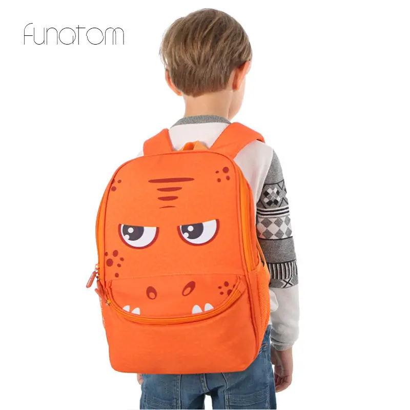 Детские милые школьные сумки в виде динозавра акулы крокодила единорога Mochila