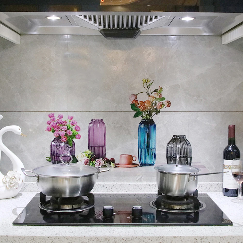 Кухня защита от масла водонепроницаемый термостойкий самоклеющийся стикер для