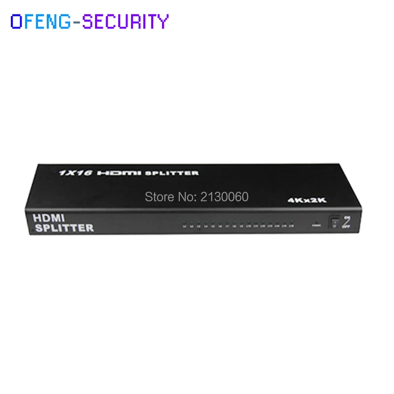 1x16 HDMI Сплиттер доступ к нескольким раковинам разрешение 3840X2160/30 Гц поддержка 3D 4K x