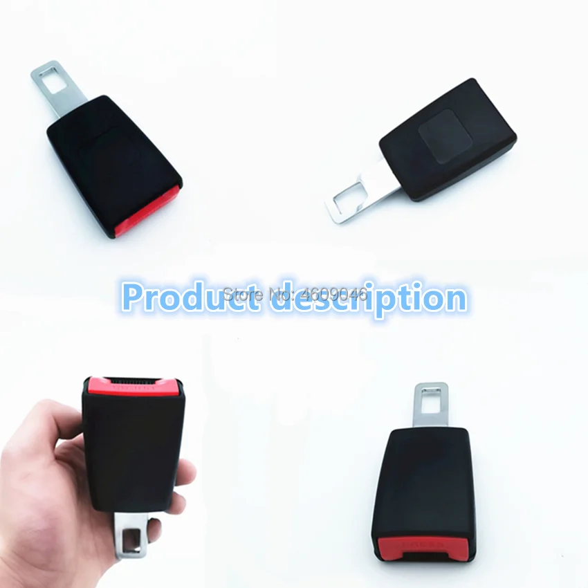Universal Auto Car Seat Belt Buckle Clip Extender for Peugeot 307 206 308 407 207 3008/2017 2008 208 508 301 306 408 106 107 607 |