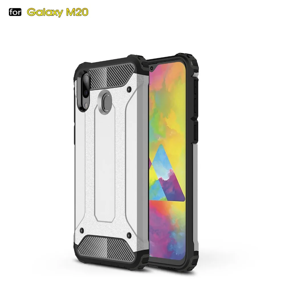 30 шт./лот Прочный Гибридный чехол из ТПУ + ПК для Samsung S10e S10 Plus M10 M20 A10 A20 A30 A50 A70 |