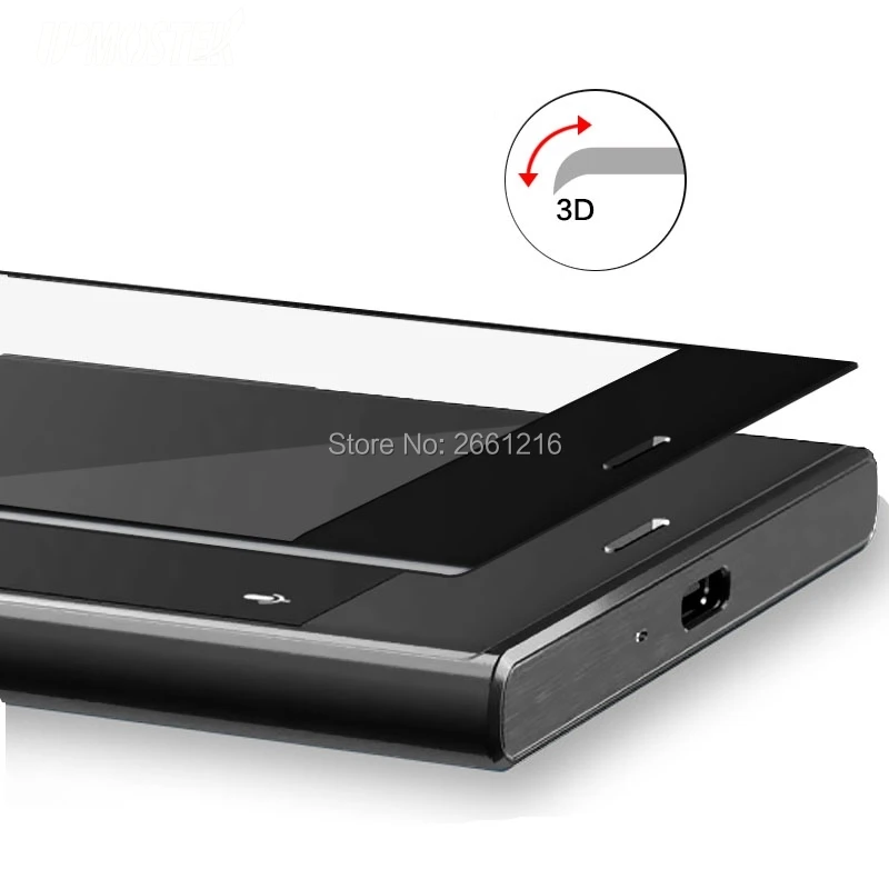 Для Sony Xperia XZ3 6 0 "3D полное покрытие изогнутое закаленное стекло 9H Премиум