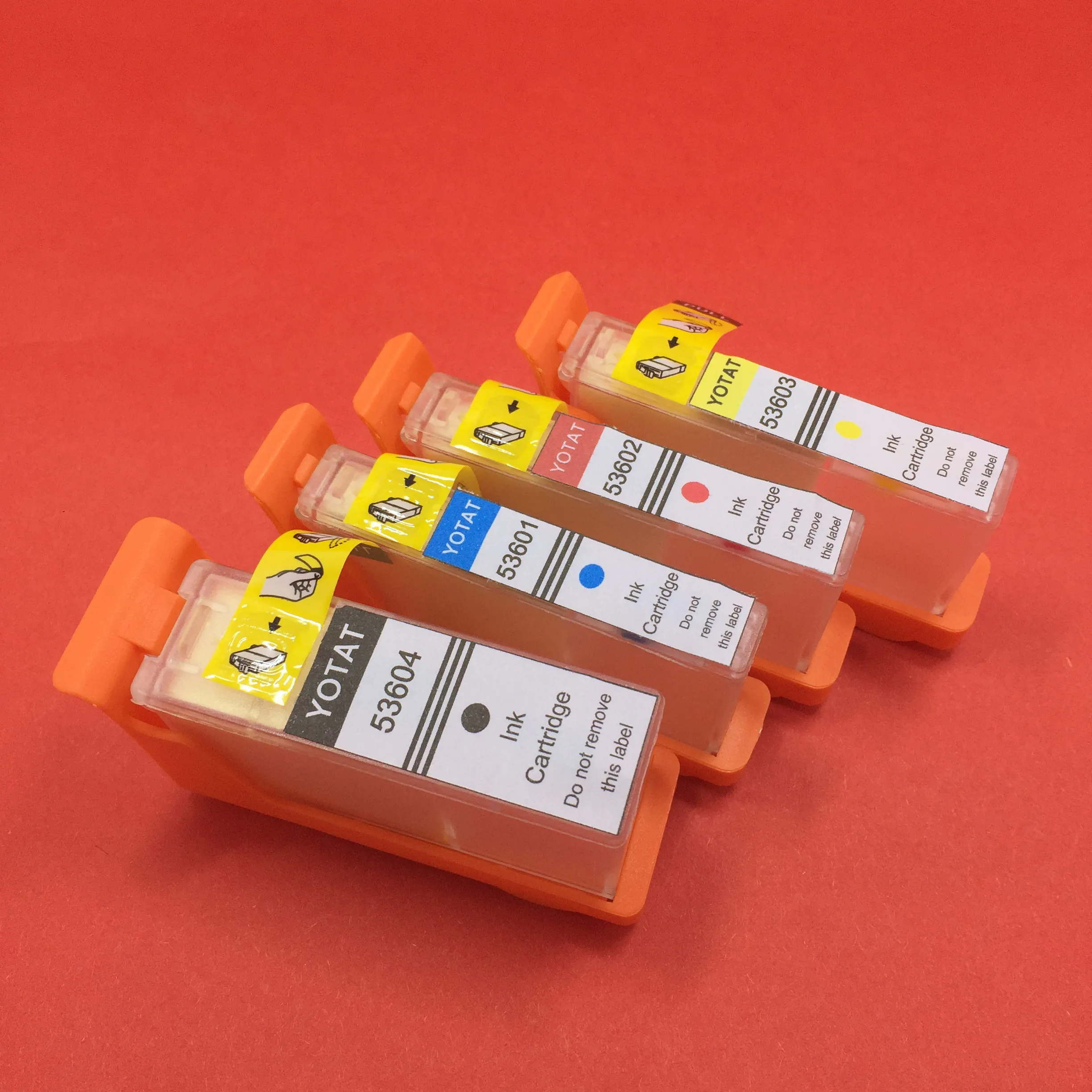 YOTAT 1 комплект пустой пополняемый картридж с чернилами 53604 53601 53602 53603 для принтера