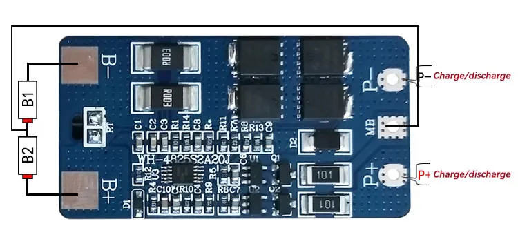 2S 20A Li-Ion 8 4 V 18650 DIY BMS PCM плата батареи bms с балансировкой pcm для литий-ионного