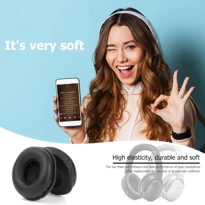1 пара 50 мм поролоновые накладки для ушей наушников KOSS Porta Pro PP KSC35 KSC75 KSC55