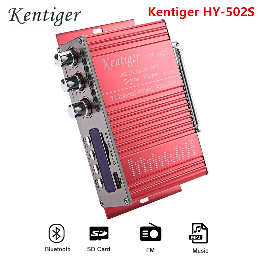 Kentiger HY 502S 2CH Bluetooth усилитель Hi Fi супер бас выходная мощность стерео аудио Amplificador