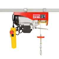300 600kg 220v mini electric hoisting machine with wire rope pulling pa600